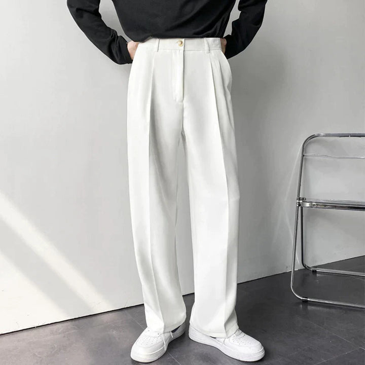 Lars | Stijlvolle Paris pantalon in de kleur Zwart voor heren in Formal stijl geschikt voor alle seizoenen.