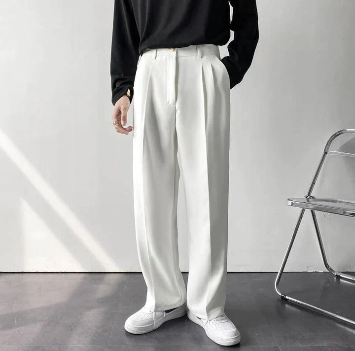 Lars | Stijlvolle Paris pantalon in de kleur Zwart voor heren in Formal stijl geschikt voor alle seizoenen.