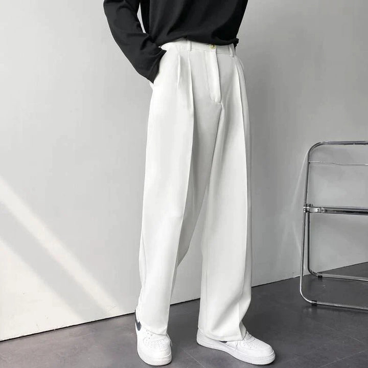 Lars | Stijlvolle Paris pantalon in de kleur Zwart voor heren in Formal stijl geschikt voor alle seizoenen.