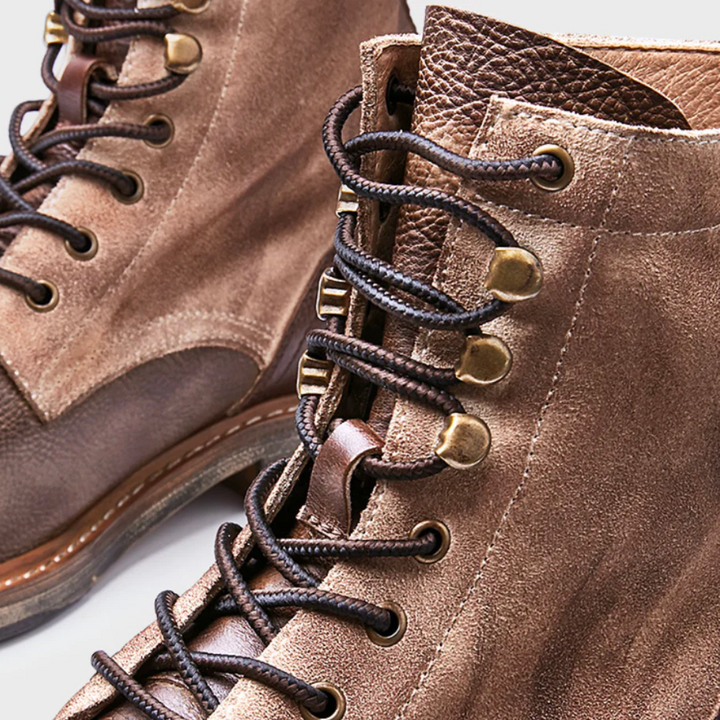 Laurens | Stijlvolle leren herenlaarzen in de kleur Bruin voor heren in stijl ideaal voor de herfst.