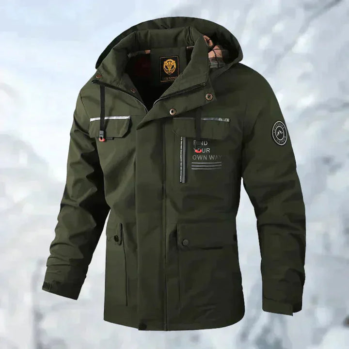 Legend | Waterdichte Jas voor Heren in de kleur Donkergroen voor heren in Outdoor stijl ideaal voor de winter