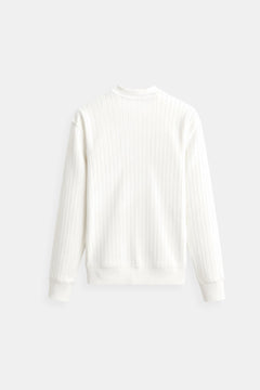 Stijlvolle Ribbels Gebreide Heren Longsleeve Trui - Liam