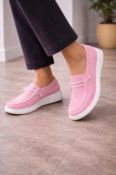 Loafers met plateau en ribbeltextuur