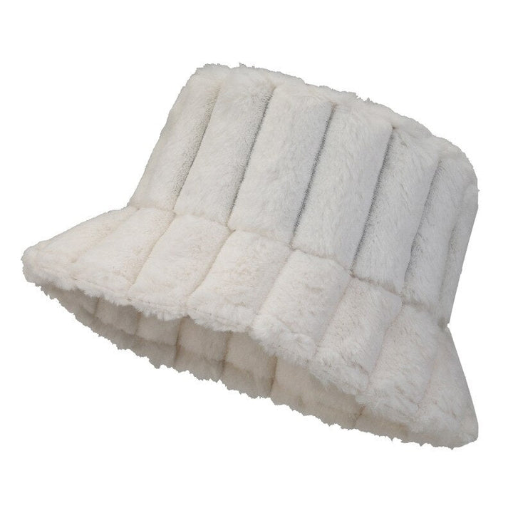 Lotte | Warme & stijlvolle bucket hat in de kleur Zwart voor dames in Lounge stijl ideaal voor de herfst.