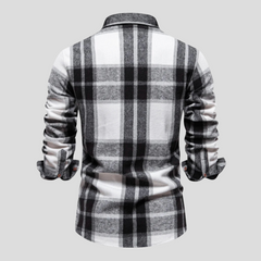 Luca | Herenoverhemd met ruitprint in de kleur Groen voor heren in stijl ideaal voor de winter