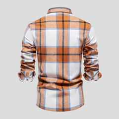 Luca | Herenoverhemd met ruitprint in de kleur Groen voor heren in stijl ideaal voor de winter
