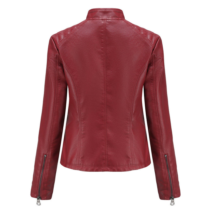 Luna | Verfijnd leren jack voor dames in de kleur Zwart voor dames in stijl ideaal voor de herfst.