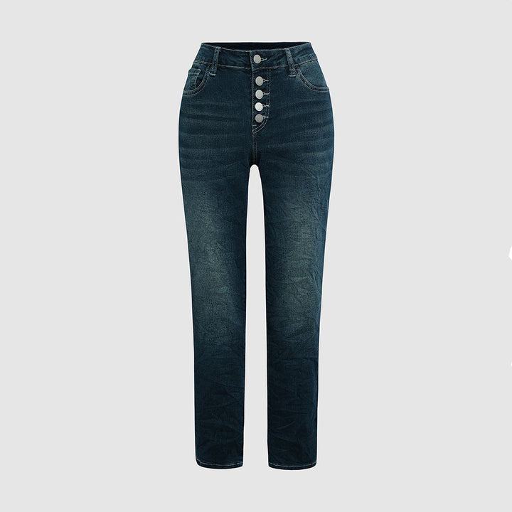 Maartje | Stijlvolle damesbroek in de kleur Blauw voor dames in stijl ideaal voor de herfst.