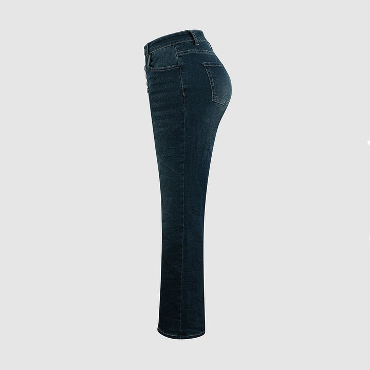 Maartje | Stijlvolle damesbroek in de kleur Blauw voor dames in stijl ideaal voor de herfst.