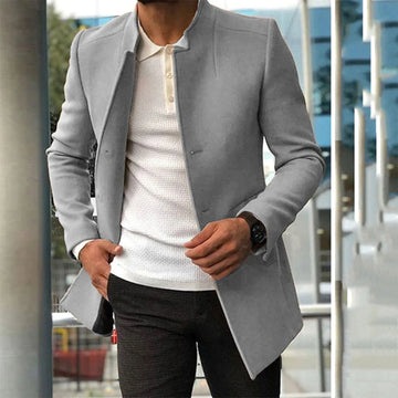 MASSIMO | Nette en elegante herenjas in de kleur Grijs voor heren in stijl ideaal voor de herfst.