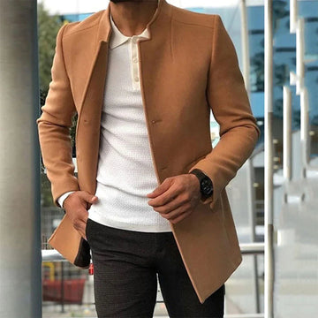 MASSIMO | Nette en elegante herenjas in de kleur Khaki voor heren in stijl ideaal voor de herfst.