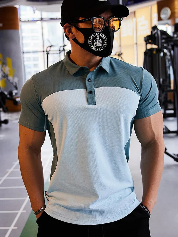 Mats | Sportief heren T-shirt in de kleur Lichtgrijs voor heren in stijl ideaal voor de lente.