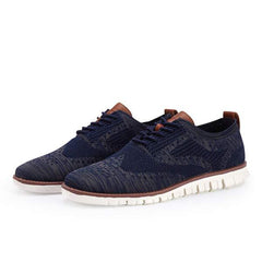 Matthijs klassieke herenschoenen in de kleur Blauw voor heren in Heritage stijl geschikt voor alle seizoenen.