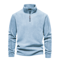 Milano | warm casual sweatshirt in de kleur Blauw voor heren in Casual stijl ideaal voor de herfst.