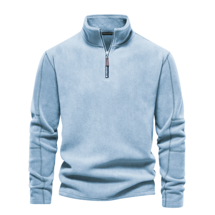 Milano | warm casual sweatshirt in de kleur Blauw voor heren in Casual stijl ideaal voor de herfst.