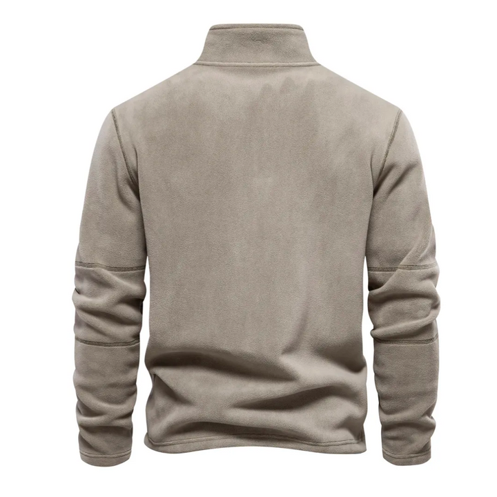 Milano | warm casual sweatshirt in de kleur Khaki voor heren in Casual stijl ideaal voor de herfst.