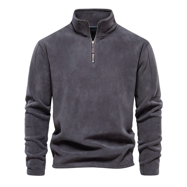 Milano | warm casual sweatshirt in de kleur Grijs voor heren in Casual stijl ideaal voor de herfst.
