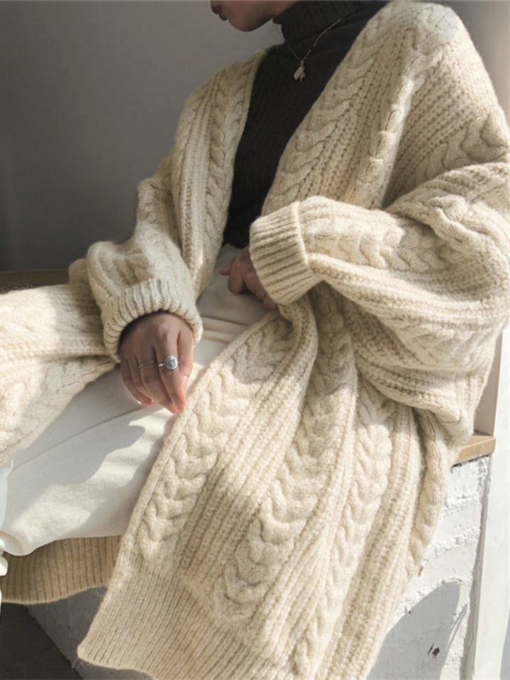 Nikki | Comfortabel lang dames vest in de kleur Donkergrijs voor dames in Smart-casual stijl ideaal voor de winter