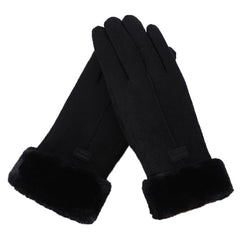 Nina | Heerlijk warme handschoenen in de kleur Blauw voor dames in Lounge stijl ideaal voor de winter