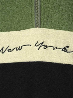 NY Vintage Zipper in de kleur Groen voor dames in stijl ideaal voor de herfst.