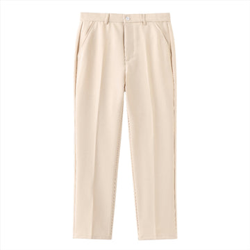 Oneal | Stretch pantalon in de kleur Beige voor heren in Formal stijl geschikt voor alle seizoenen.
