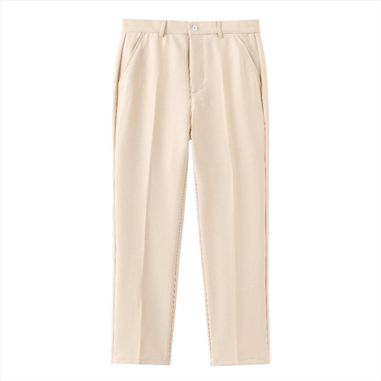 Oneal | Stretch pantalon in de kleur Beige voor heren in Formal stijl geschikt voor alle seizoenen.
