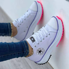 Orthopedische Dames Sneakers in de kleur Wit voor dames in stijl ideaal voor de winter