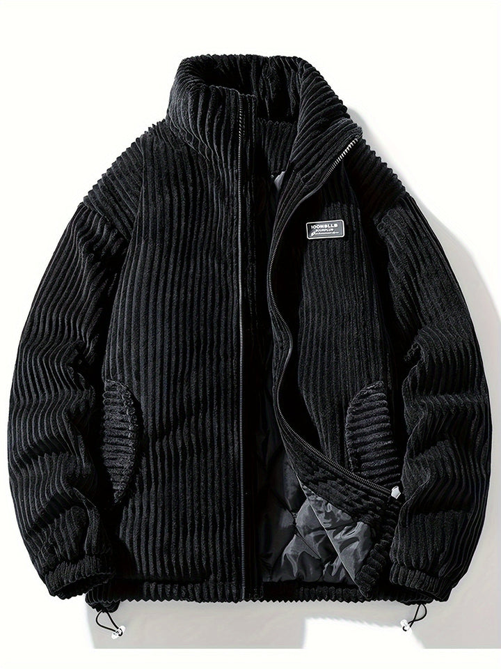 Pim | Corduroy winterjas in casual stijl