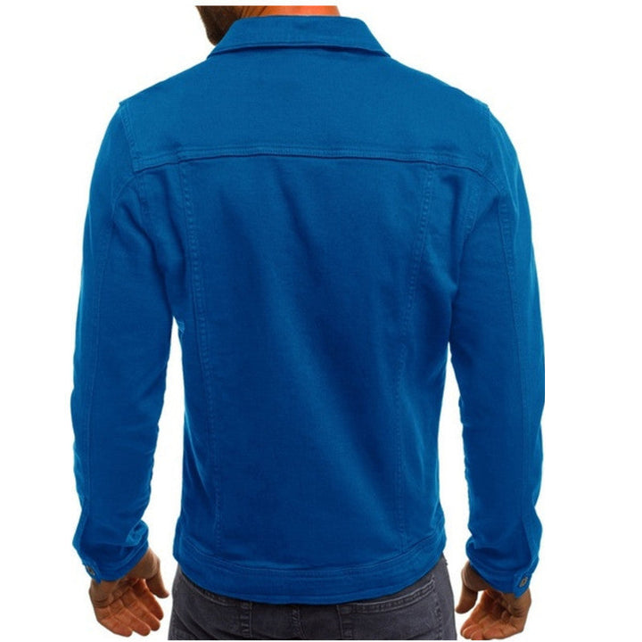 Roland | Casual Heren Denim Jack in de kleur Groen voor heren in Heritage stijl ideaal voor de herfst.