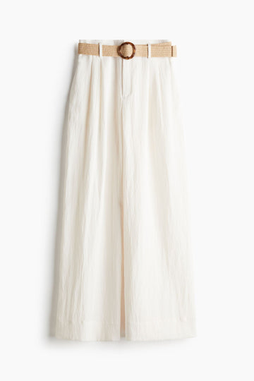 Sara | Oversized broek met riem