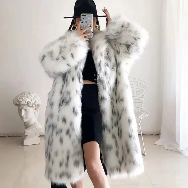 Sofie | Luxe nepbontjas in de kleur Wit voor dames in stijl ideaal voor de herfst.