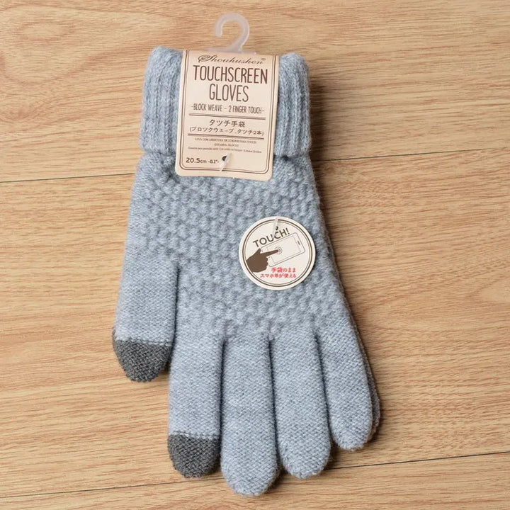 Sophie | Stijlvolle en functionele gebreide handschoenen in de kleur Zwart voor dames in stijl ideaal voor de winter