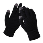 Sophie | Stijlvolle en functionele gebreide handschoenen in de kleur Zwart voor dames in stijl ideaal voor de winter