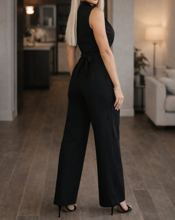 Witte jumpsuit met wikkel