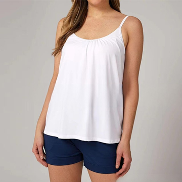 Tanita | Comfortabel Sportvest in de kleur Wit voor dames in stijl ideaal voor de lente.