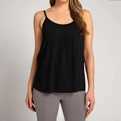 Tanita | Comfortabel Sportvest in de kleur Zwart voor dames in stijl ideaal voor de lente.