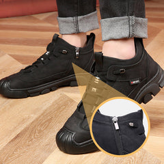 Theo | Heren sneaker in de kleur Zwart voor heren in Smart-casual stijl geschikt voor alle seizoenen.
