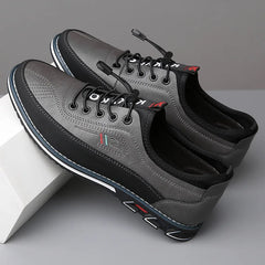 Thijs | Stijlvolle Oxford herenschoenen met veters in de kleur Grijs voor heren in Smart-casual stijl ideaal voor de lente.