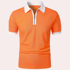 Stijlvol Klassiek Oranje Heren T-shirt voor de Zomer