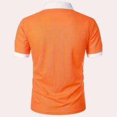 Stijlvol Klassiek Oranje Heren T-shirt voor de Zomer