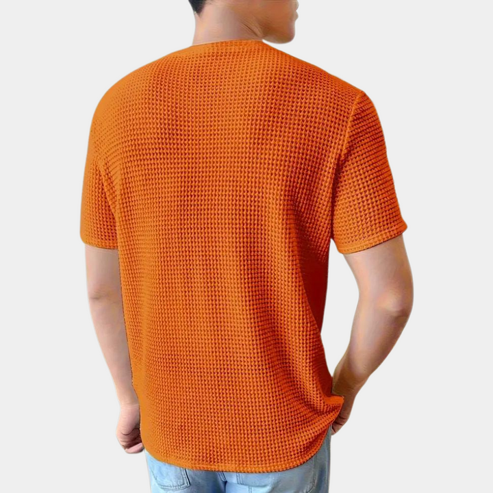 Tim | Oranje Zomer T-shirt voor Heren