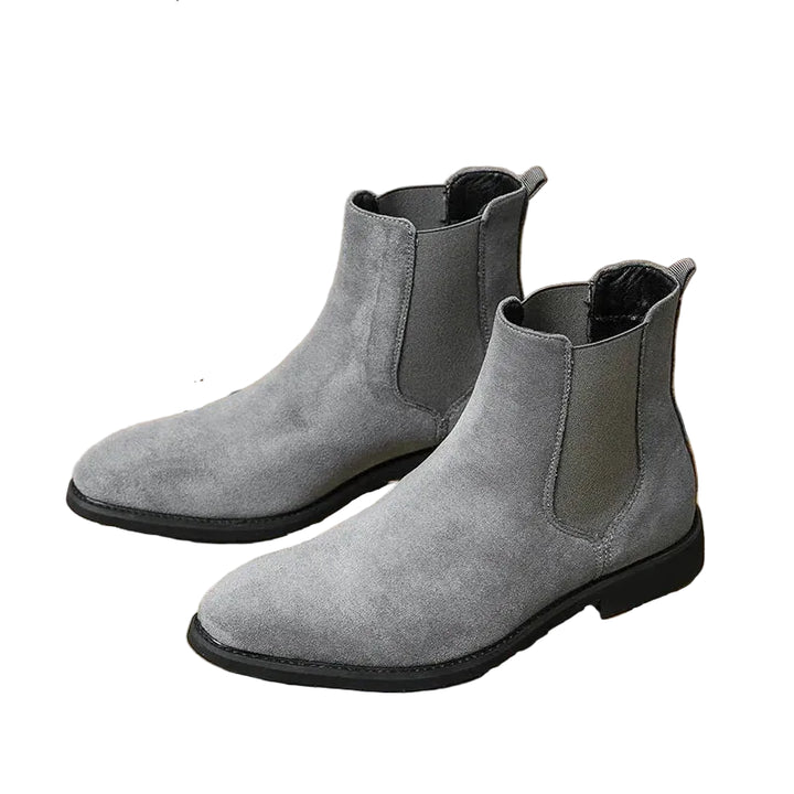 Tomner | Heren cowboy enkellaarzen in de kleur Grijs voor heren in stijl geschikt voor alle seizoenen.