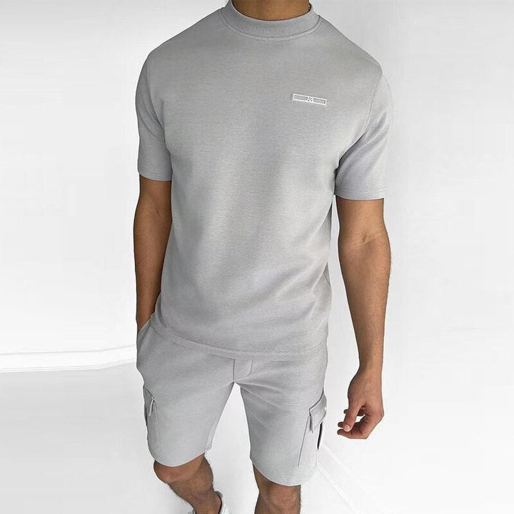 Tristan | Stijlvolle vrijetijdskleding in de kleur Grijs voor heren in stijl ideaal voor de lente.