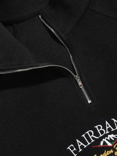 Vintage Fairbanks Zipper in de kleur Zwart voor dames in stijl ideaal voor de herfst.