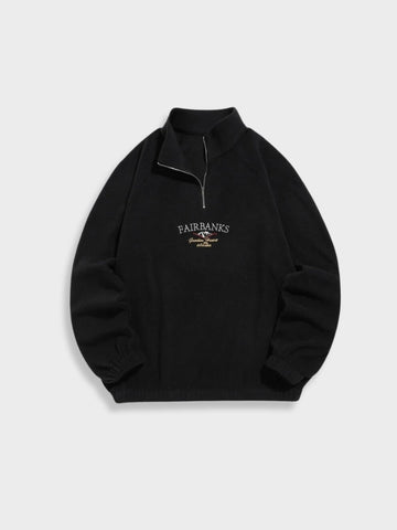 Vintage Fairbanks Zipper in de kleur Zwart voor dames in stijl ideaal voor de herfst.
