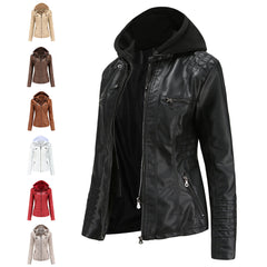 WENDE | Stijlvolle leren damesjas in de kleur Zwart voor dames in stijl ideaal voor de herfst.