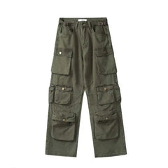 Yara | Casual overall met meerdere zakken in de kleur Groen voor dames in Streetwear stijl geschikt voor alle seizoenen.