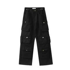 Yara | Casual overall met meerdere zakken in de kleur Zwart voor dames in Streetwear stijl geschikt voor alle seizoenen.