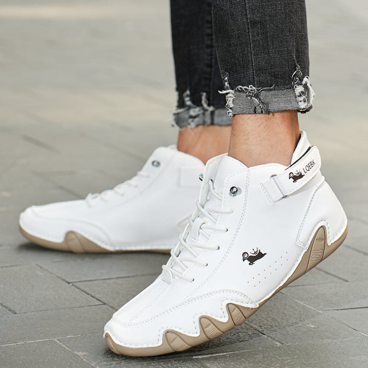 Decks | Ultra-comfortabele antislip blotevoetschoen van echt leer (Unisex) in de kleur Bruin voor dames in stijl geschikt voor alle seizoenen.