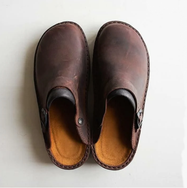 Val | Ontlastende schoenen van leer in de kleur Bruin voor heren in stijl geschikt voor alle seizoenen.